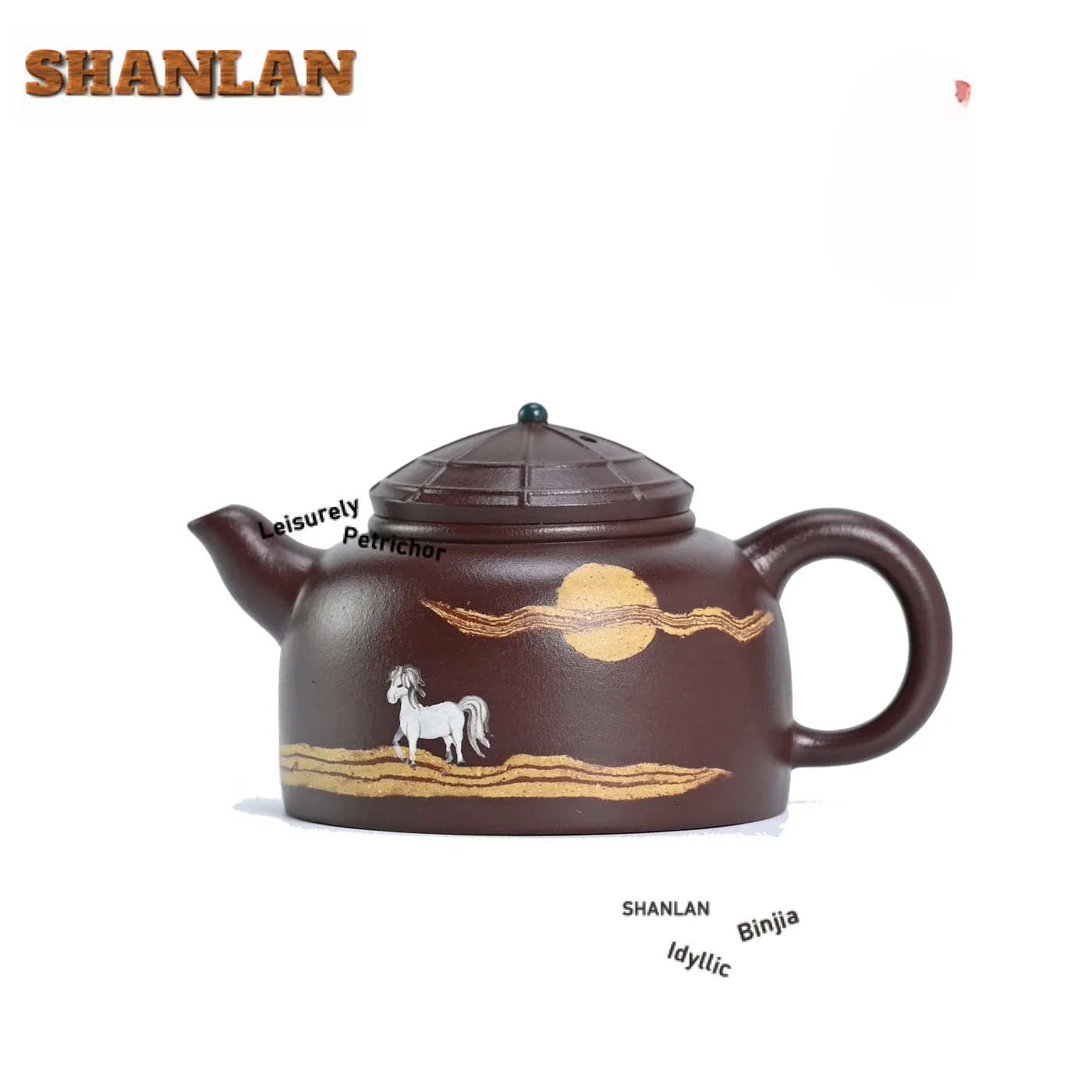 140ml Exquisite Yixing Purple Clay Teapots Handmade Old Fisherman Pot Raw Ore Purple Twist Mud Kettle Zisha Tea Set Ornaments