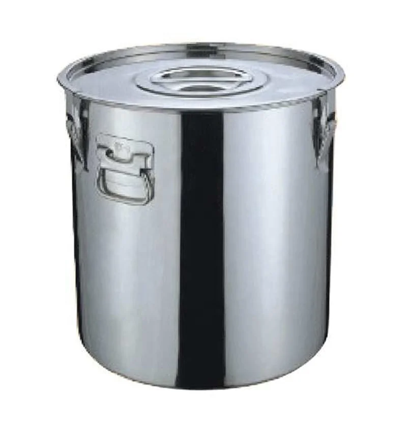 

Super Quality Stainless Steel Sealed Barrel Straight Stockpot with Lock