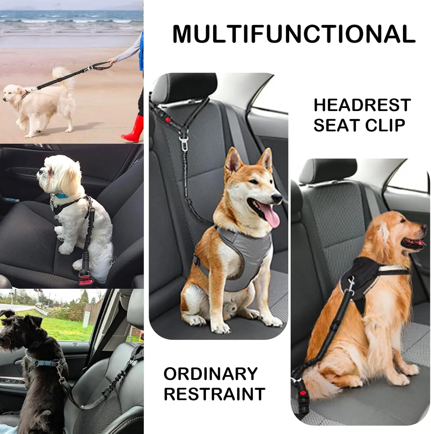 Thumbnail 3 - #2 Trending Dog Seat Belt Harness Right Now