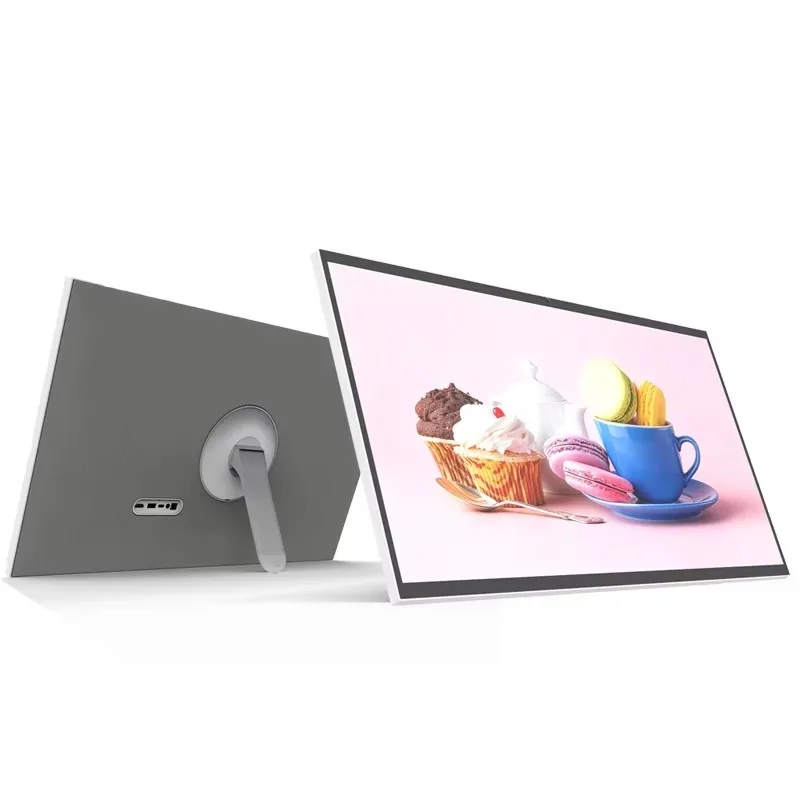 VETO 21.5 24 27 32 Inch Smart Portable TV on Wheels Android Interactive Touch Wireless Mobile Rechargeable LCD Display