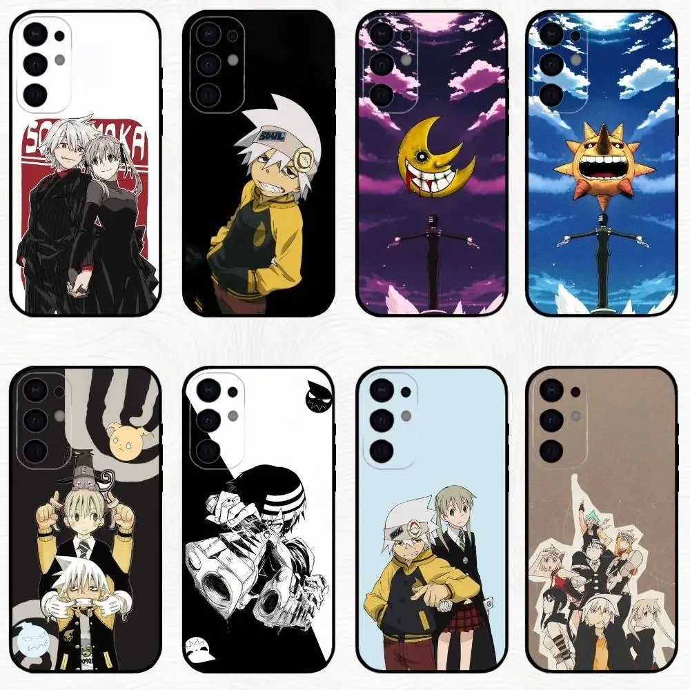 Чехол для телефона A-Anime S-Soul Eater для Samsung S25, S24, S23, S22, S21, S20, Plus, Fe, Lite, Inthers, черный чехол