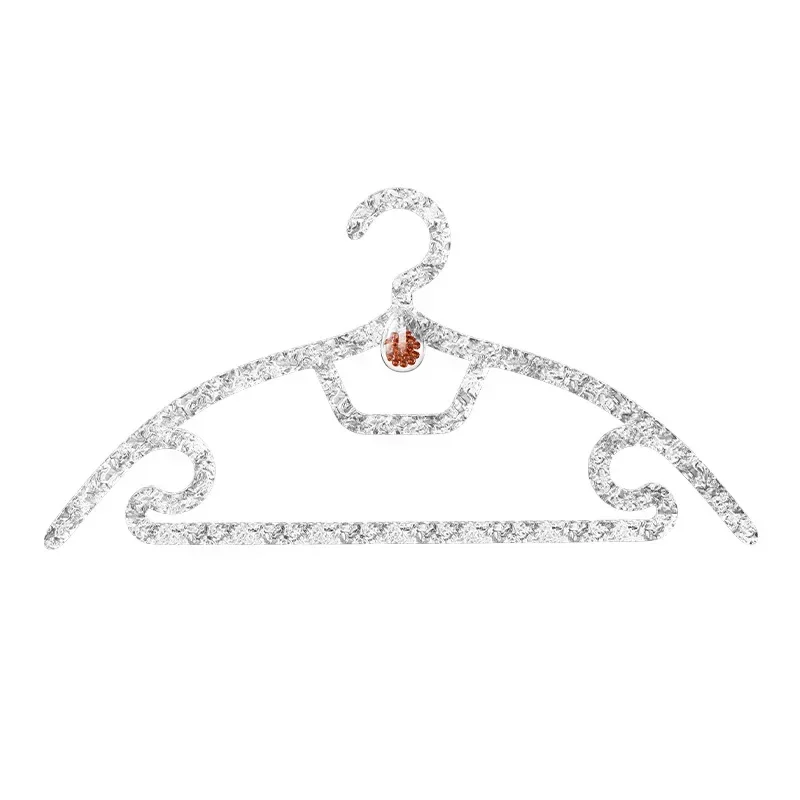 2026 متوفر في المخزون شماعات عطرية منزلية سلسة خفيفة فاخرة ملابس تموج الماء جريئة دعم معلق #3