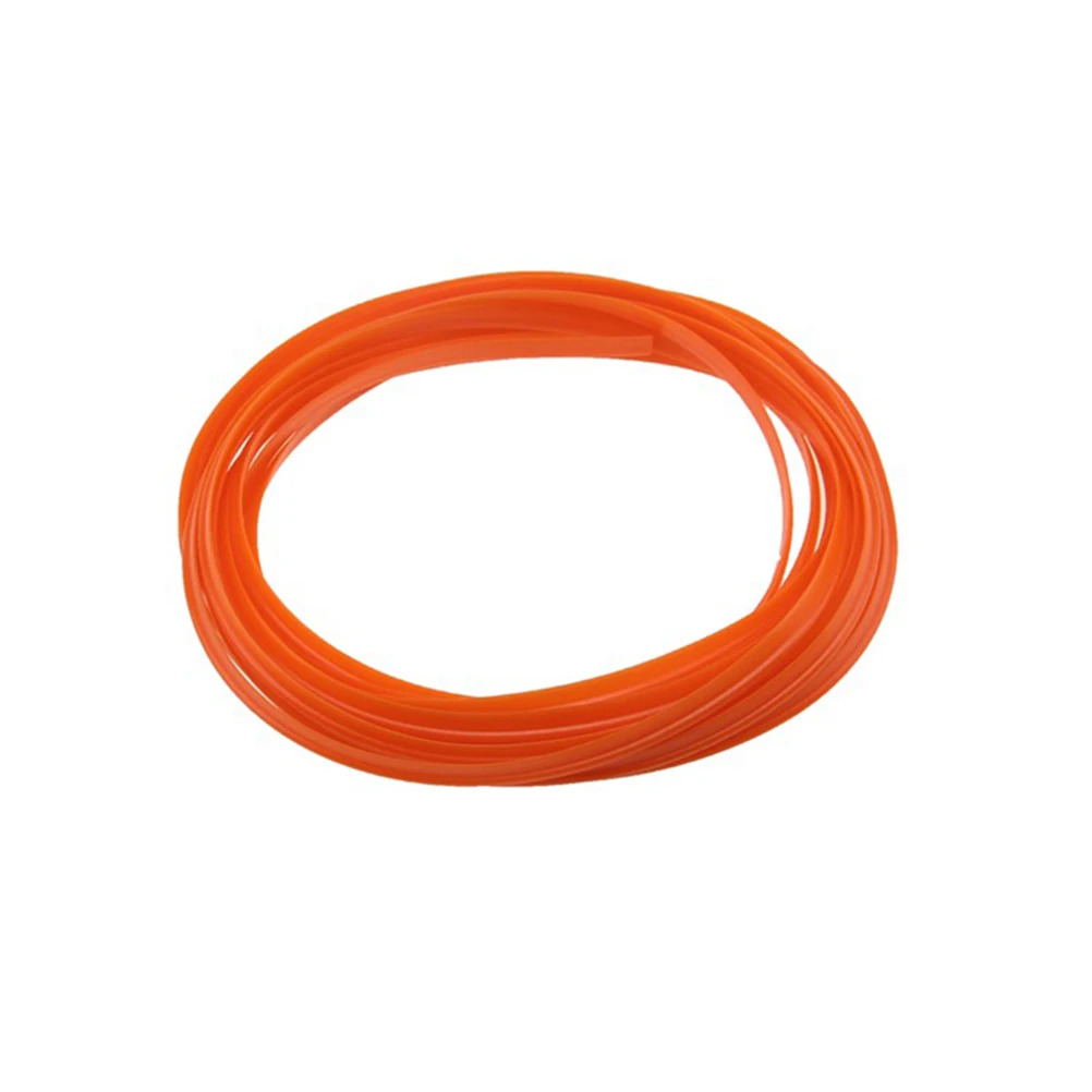 

5m Universal Car Decorative Moulding Orange Super Flexibility Practical Use Prevent Ash Layer Enhance Beauty