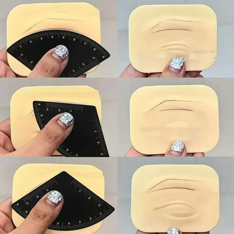 2/3 pz Disegno Veloce Sopracciglio Design Righello Microblading Strumento di Mappatura Modellatura Trucco Permanente Disegno Guida Righello tatuaggio
