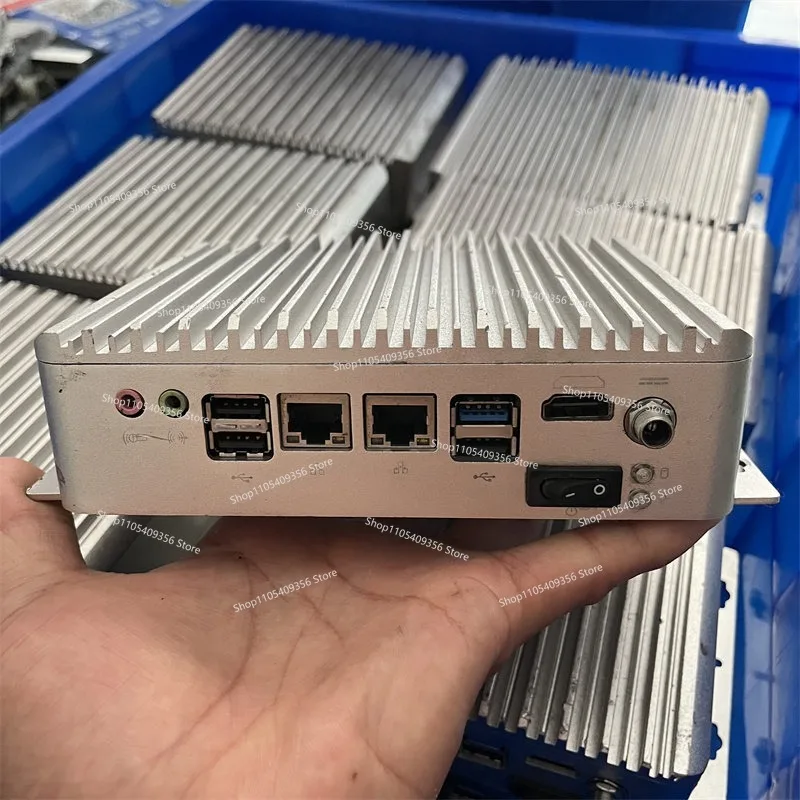 Miniature Industrial Control Computer Small Host, Dual Network Port Multi-serial Port Embedded, Mini Host J1900 Minicomputers