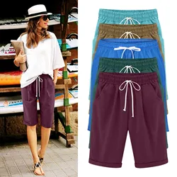 Women Fashion Tops Short Sleeve Women Summer Cotton Pants Plus Size High Shorts For Women Athletic Womens Swimsuits With Shorts