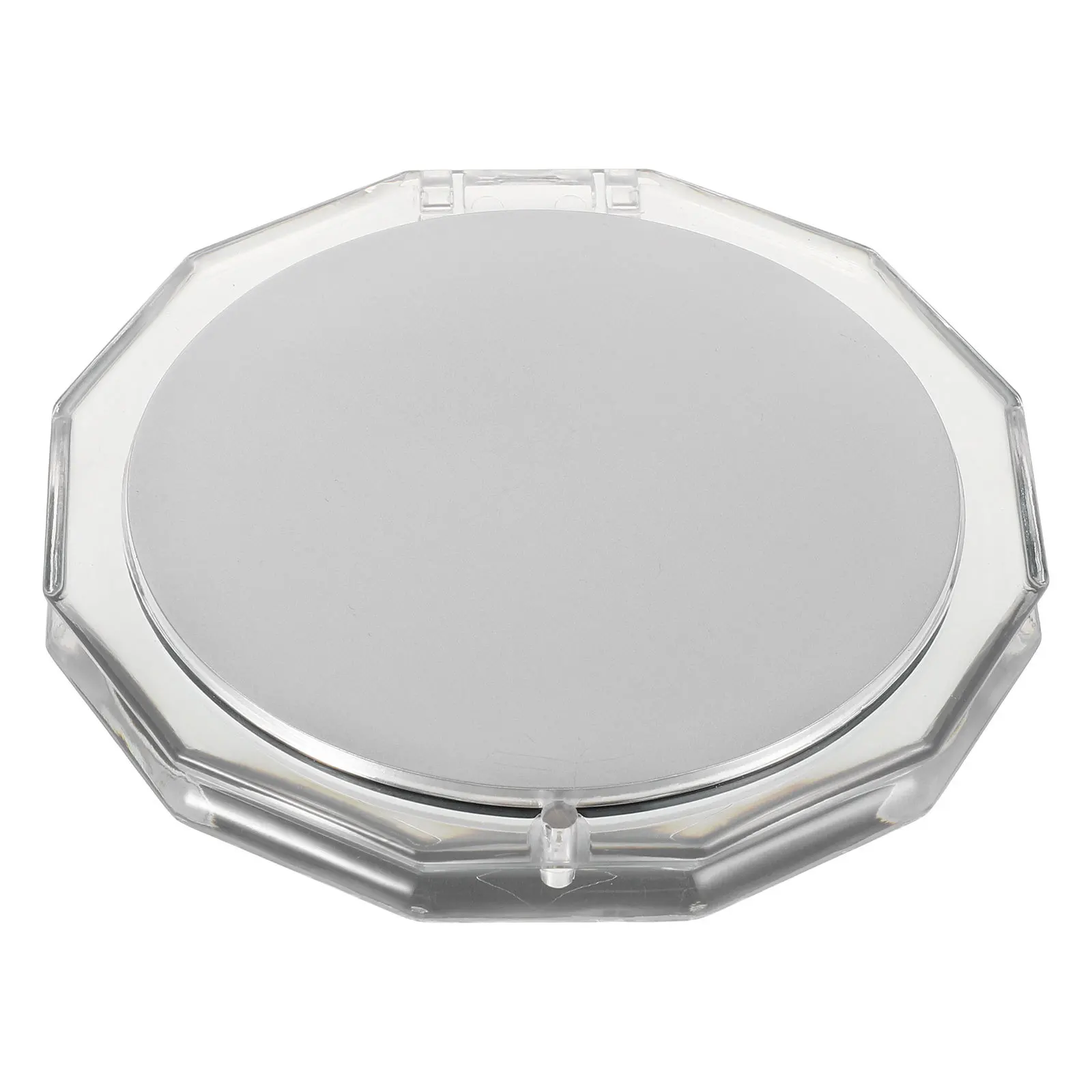 Portable Foldable Mini Makeup Mirror Polygonal Design Compact Travel Vanity for Purse Cute Small Mirror for Girls Women Daily