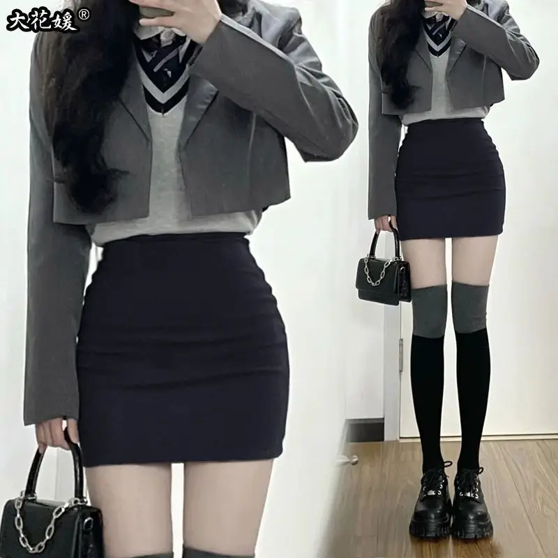 

Skirts Womens Faux Leather Zippered Mini Skirt Hip Hop Cyberpunk Club DJ Night Party Gothic Punk Alternative Girls Wear Trendy