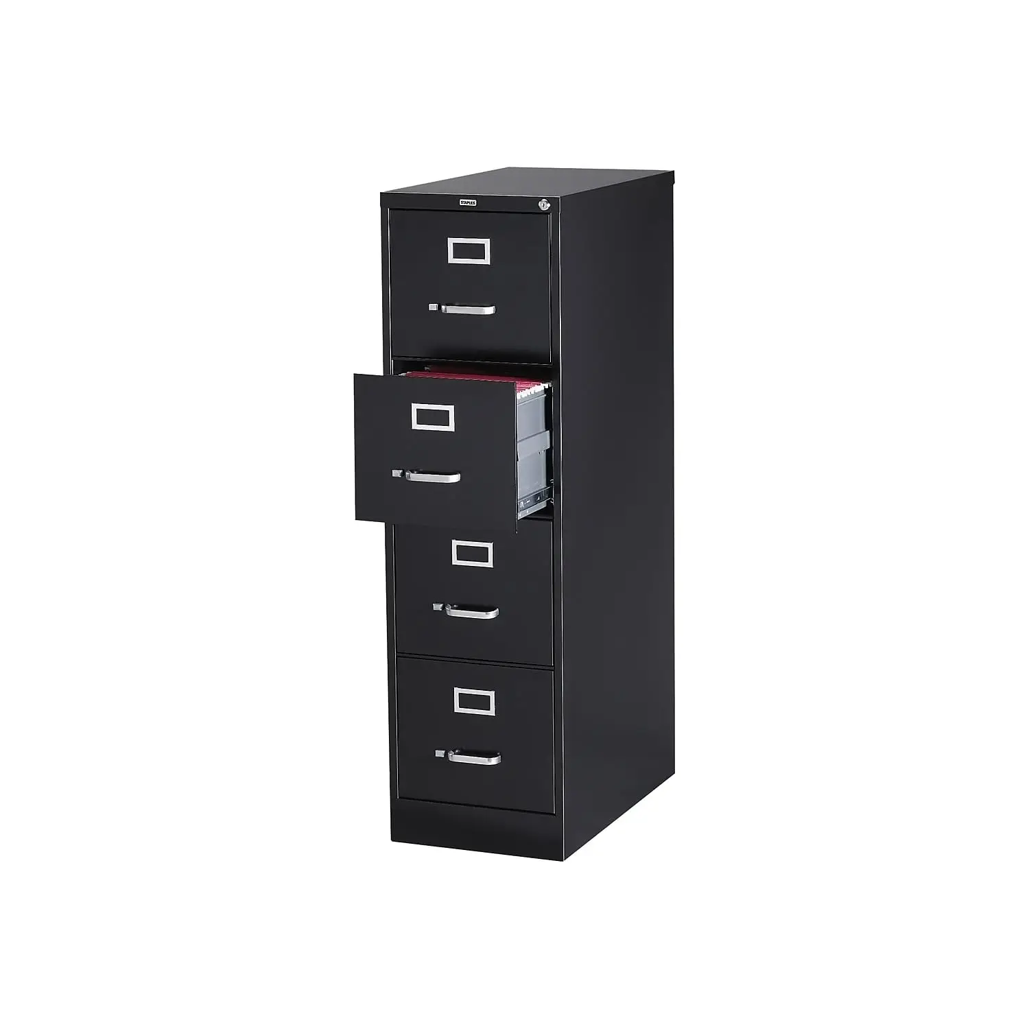 Lockable 4-Drawer Vertical File Cabinet, Letter Size, Secure Office Document Storage, 25x15x51.97in, Customized
