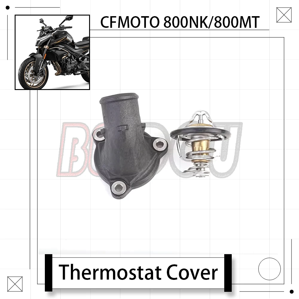 

For CFMOTO 800MT MT800 800 MT 800NK NK800 800 NK Motorcycle Original Thermostat Cover Assembly Thermostat 76°C