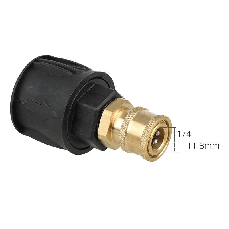 High pressure car washing machine male water pipe to 1/4 or 3/8 female adapter suitable for Karcher/Bosch/Lavor water gun