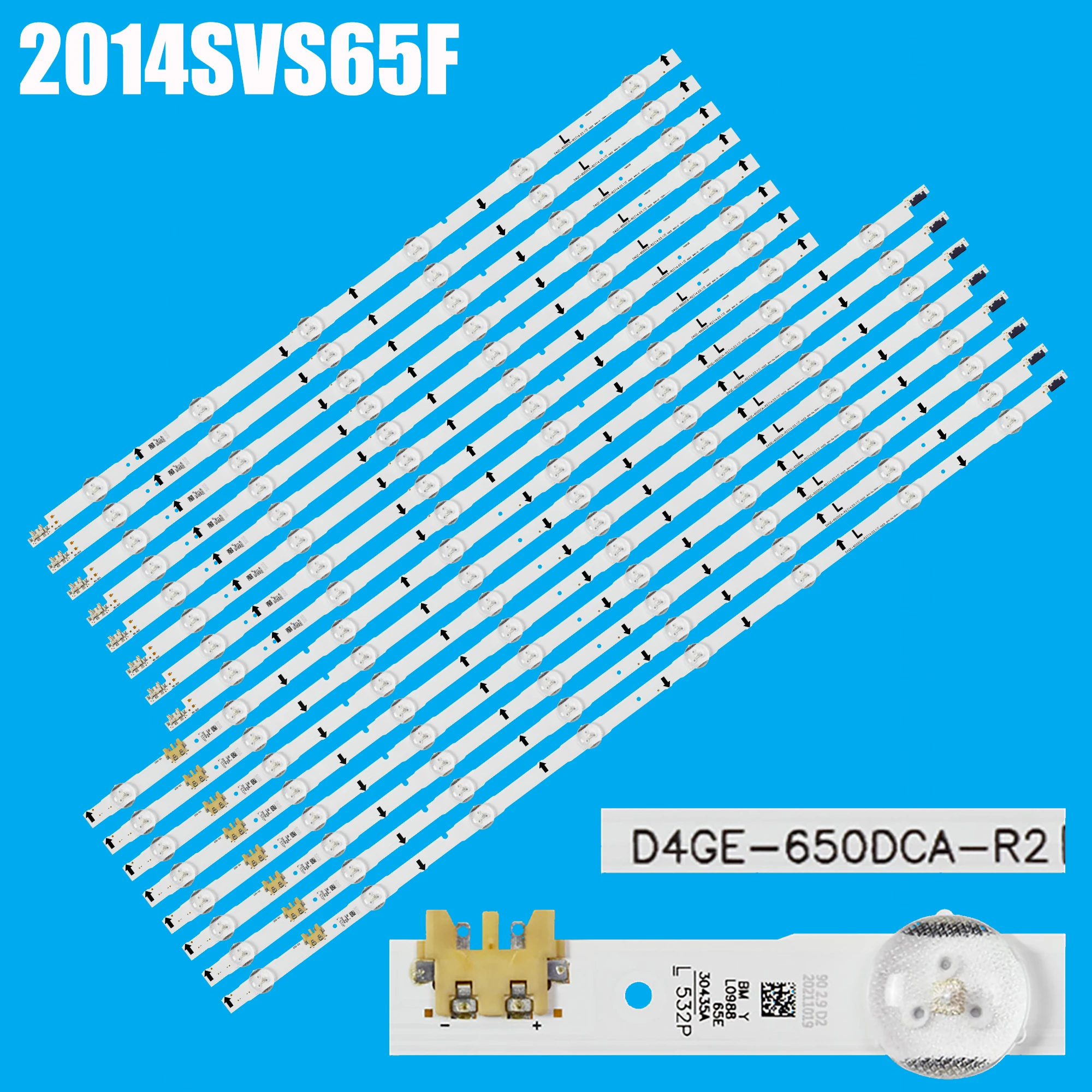 LED Backlight strip for UE65H6400 UE65H6200 UE65H6500 UE65H6470 UE65H5000 UE65H5030 UE65H6350 UE65H6200AW UE65H6410 UE65H6670