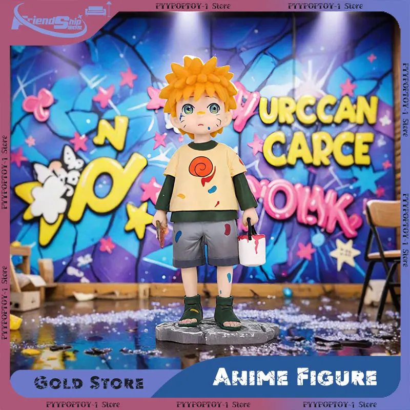 Наруто аниме фигурка детства Узумаки Наруто фигурка ПВХ модель статуя настольный дисплей украшения Коллекционная игрушка в подарок