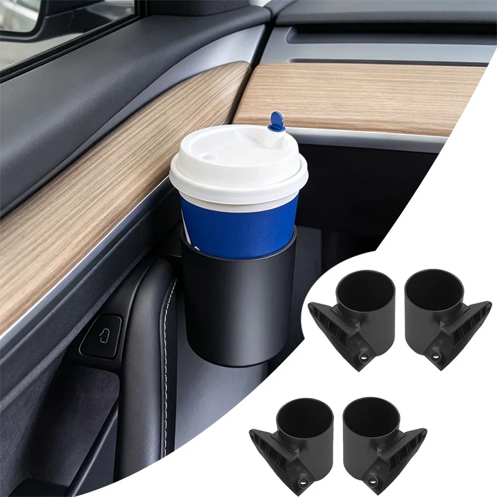 Door Cup Holder Storage Box for Tesla Model 3 2017-2023 Model Y 2021-2023 Door Bracket Drink Holder Cup Organiser Car Accessorie
