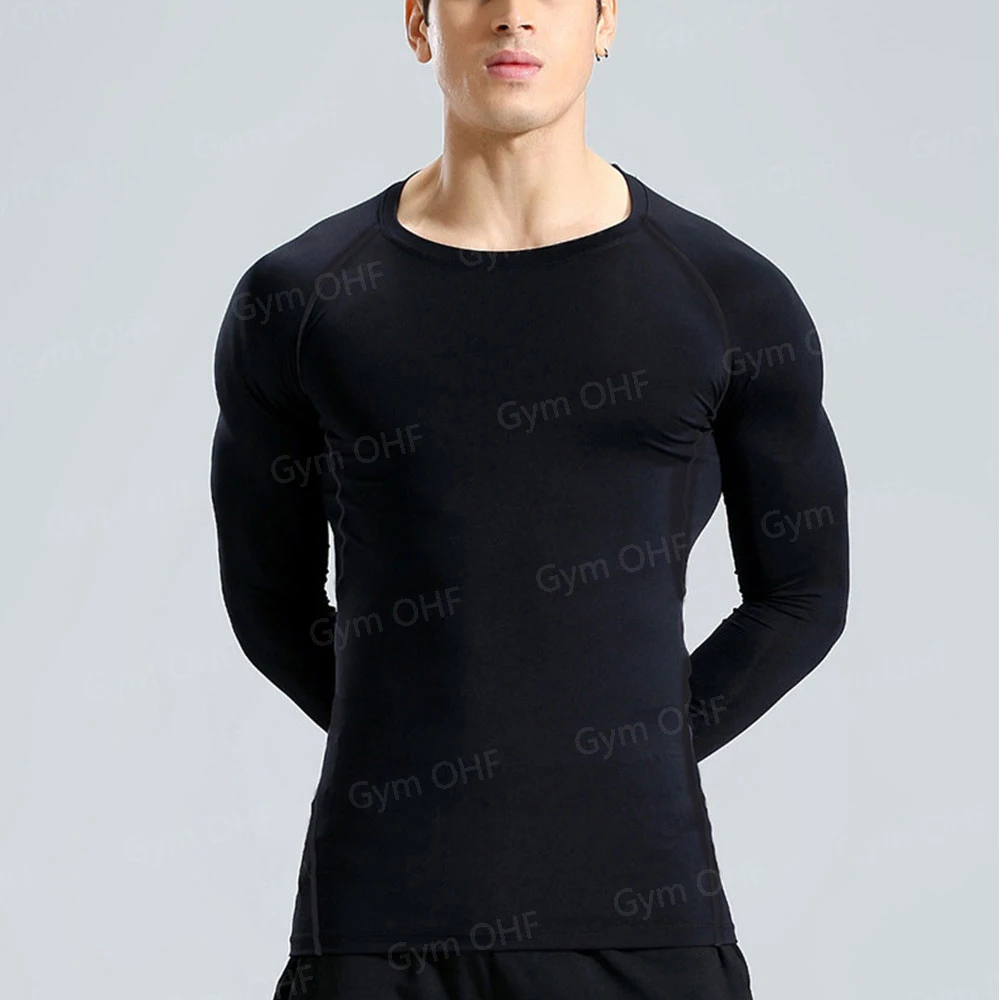 Kompression T Shirt Mann Quick Dry Lauf Gym Fitness Enge Sportswear Sommer Atmungsaktive Spinne Kurzarm T Shirt Männer 2099 – Detail 15