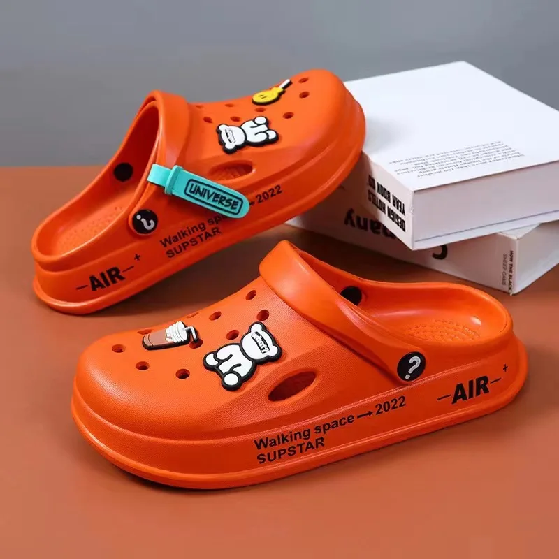 2026 Men Women slippers High Quality EVA Soft Thick Soled Slippers Fashion Wear Slippers Home Sandals Men's Beach Shoes view 5