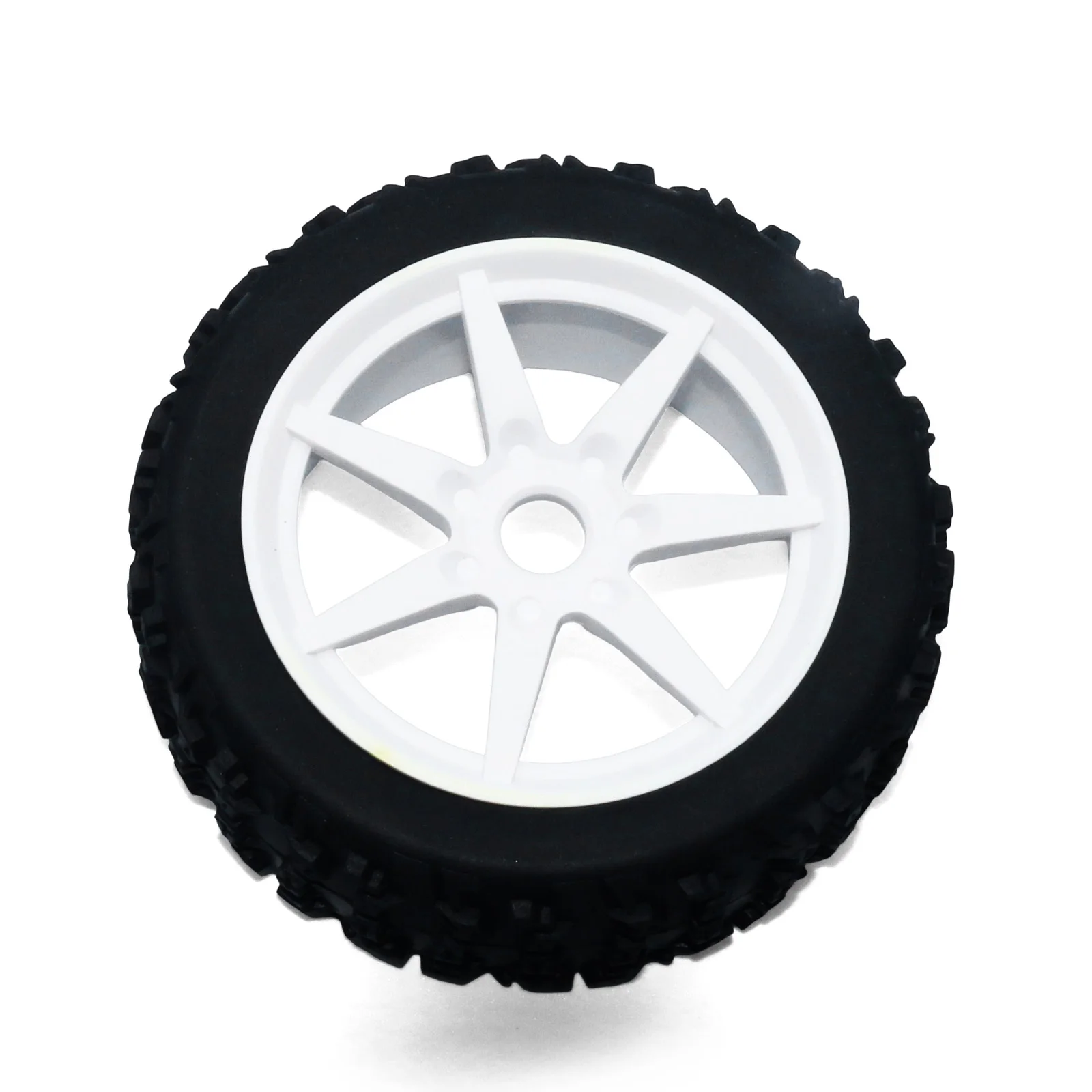 Neumáticos para vehículos todoterreno con control remoto 1/8, 4 piezas, 115 mm de diámetro, buje hexagonal de 17 mm, adecuados para Arrma Taifeng/Traxxas/Hpi Wr8, etc.