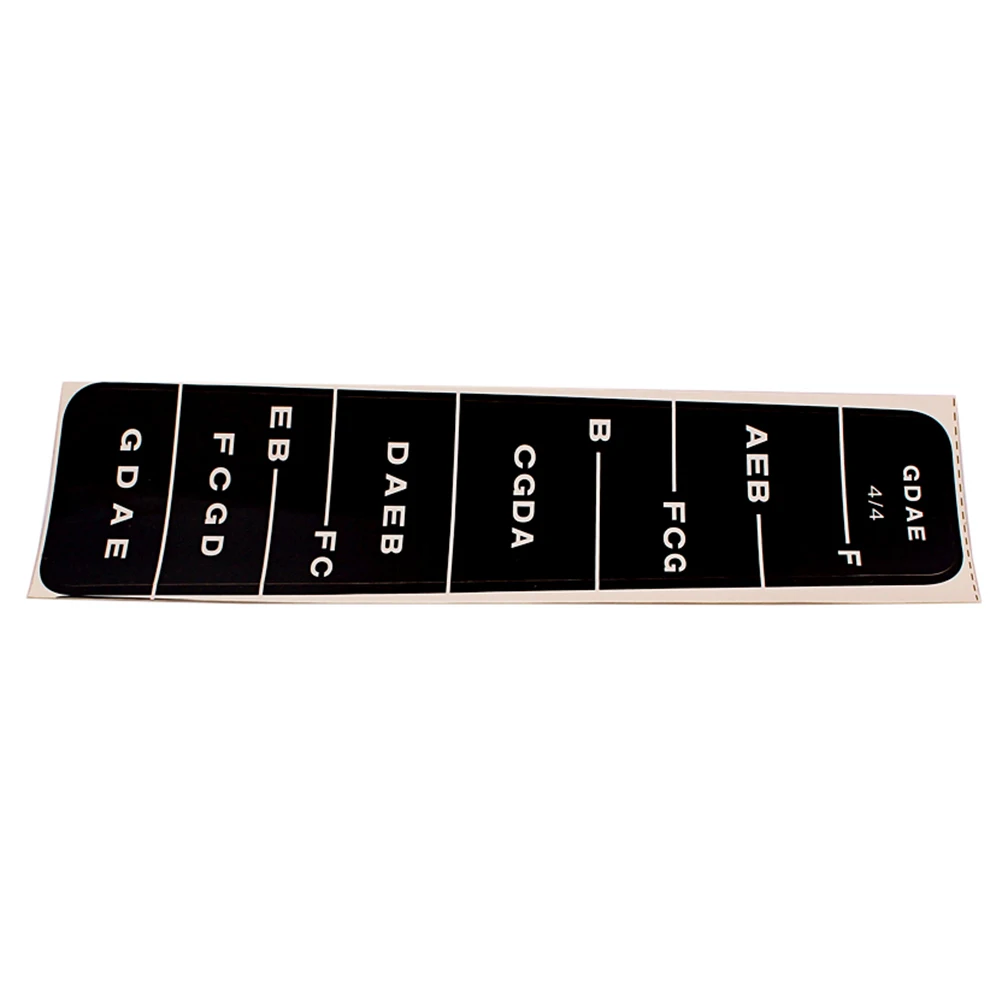 

10pcs 4/4 Violin Fingerboard Tape For Beginners Small Sticker Guide Markers Easy Learning Scale Indicator Fretboard Note Decals