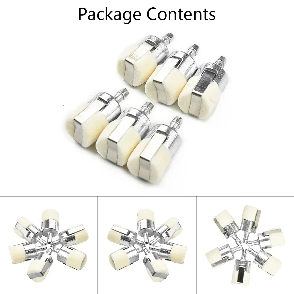 6pcs Fuel Filter Fit For Echo 13120507320 Chainsaw Trimmer Brushcutter Edger Blower 125-527 High Quality