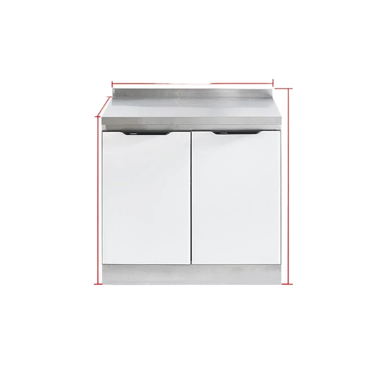

*Cabinet Simple stainless steel stove cabinet Household kitchen Multifunctional cupboard Sink cabinet Rental kitchen