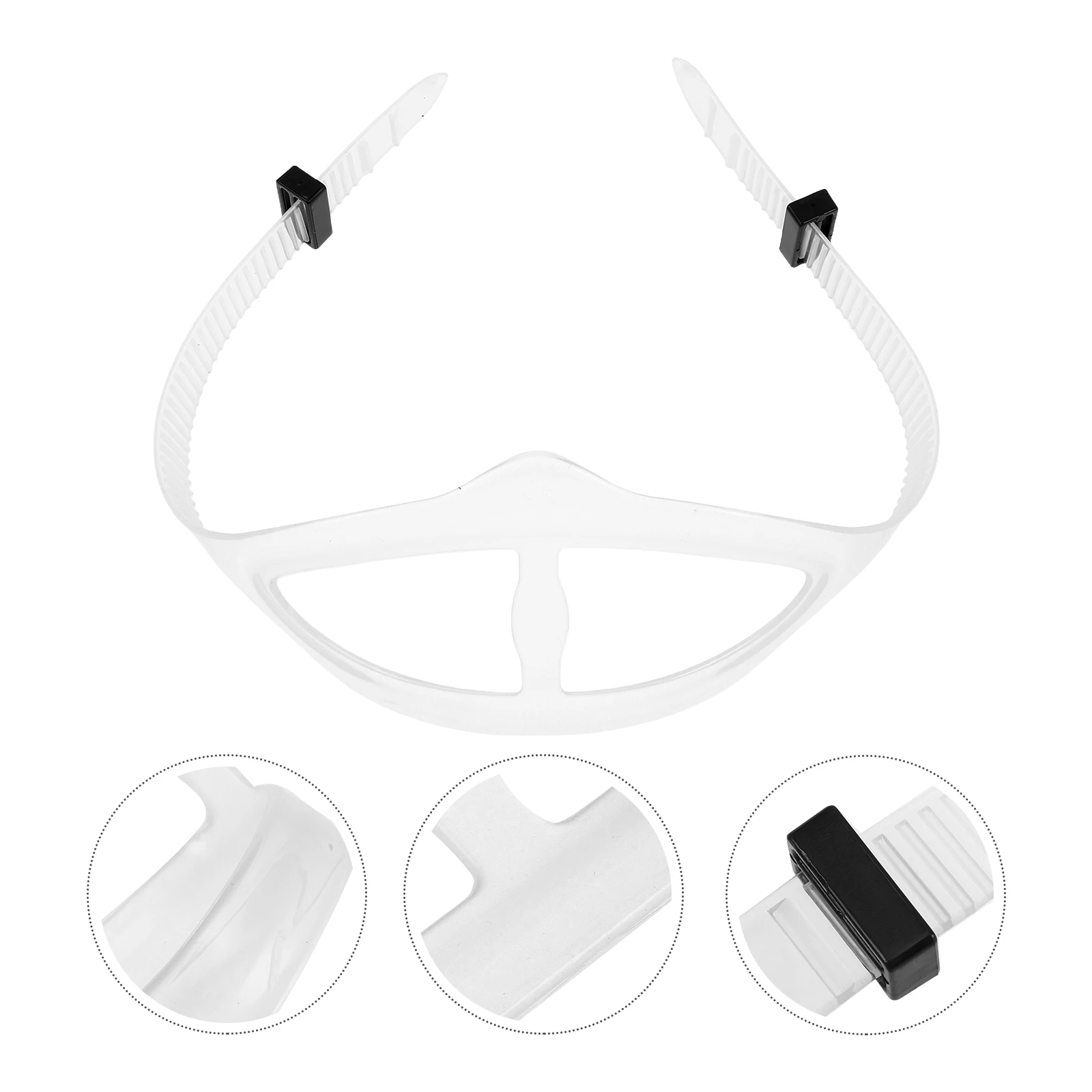 

2 Pcs Diving Lens Mask Straps Silicone Accessories Part Fins/Gloves Silica Gel Men and Women Replacement for Scuba
