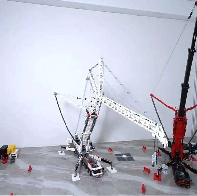 9177 Uds. Grúa móvil de potencia mejorada MOC-20920 LTM11200, bloques de construcción de alta tecnología, juguete de Control remoto, regalos para niños para Navidad