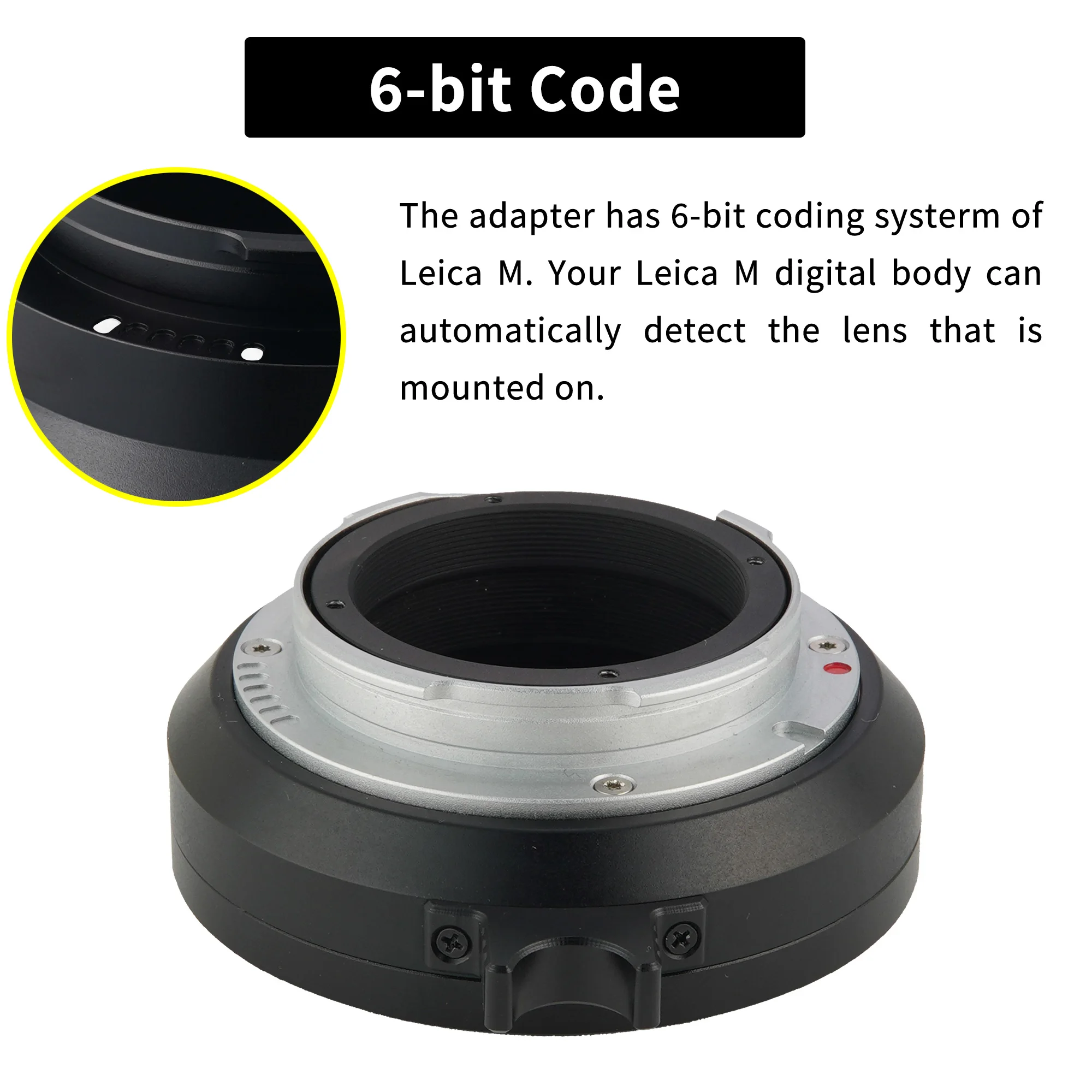 حلقة محول تركيب عدسة XPIMAGE OM إلى M متوافقة مع عدسات Olympus OM إلى Leica M Cameras Rangefinder Focus #3