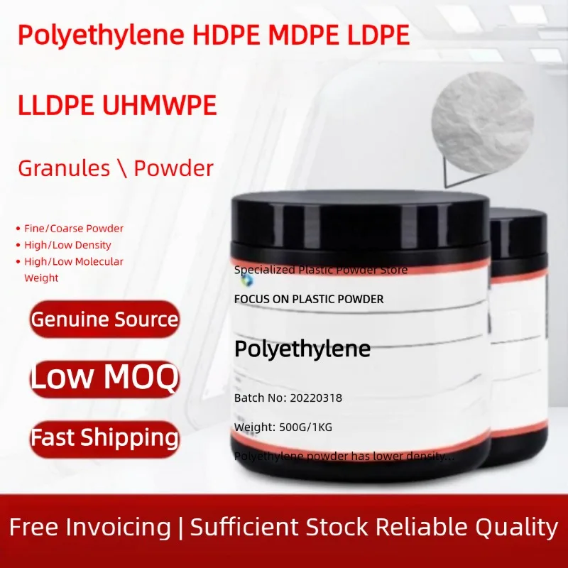 Ultrafine PE Powder Polyethylene HDPE Plastic Powder 800-80 Million Molecular Weight Filter Cartridge Wear-Resistant