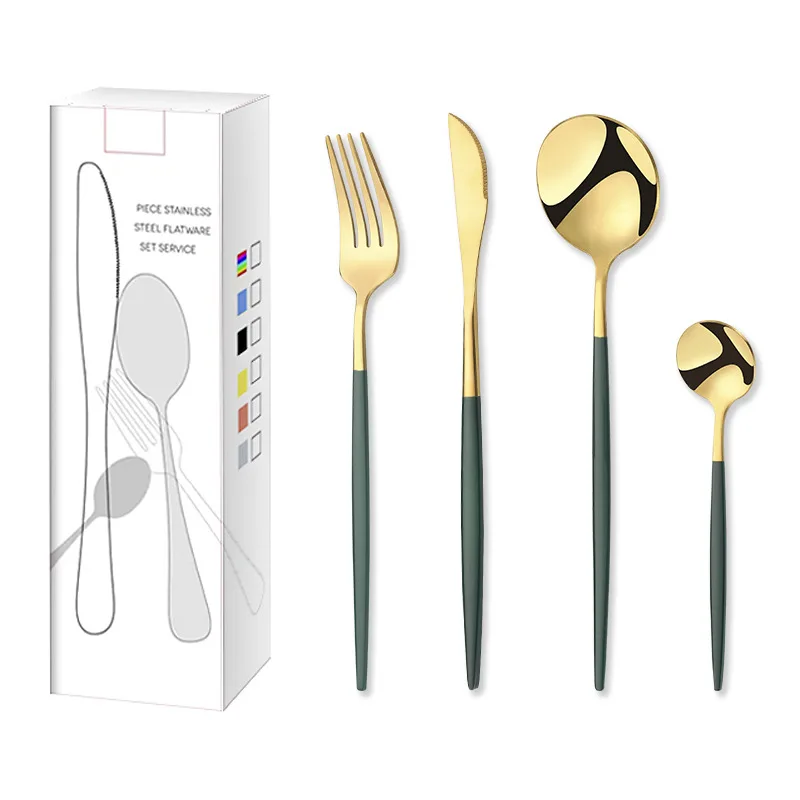 Premium Stainless Steel Cutlery Set - Exquisite Portuguese Design Knives, Forks, and Spoons for a Complete Dining Experience