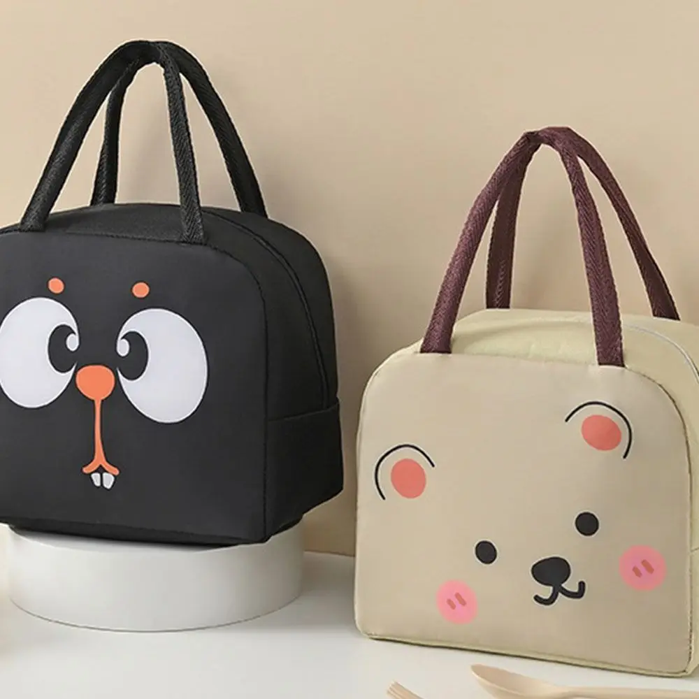 Oxford Cloth Cartoon Lunch Bag Portable Thermal Tote Food Small Cooler Bag Thermal Bag Lunch Box Accessories