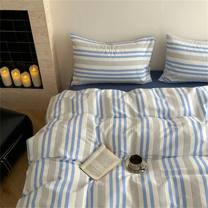 

Pure Cotton Comforter Cover Skin-friendly Duvet Cover Adults Kids Room Quilt Cover Soft Bedding 이불커버 (Pillowcase Need Order)
