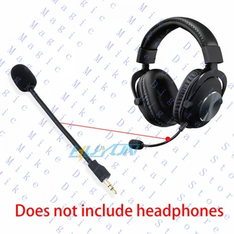 H  Original 3.5mm Microphone for Logitech G Pro X Gaming Headset Headphones Microphone