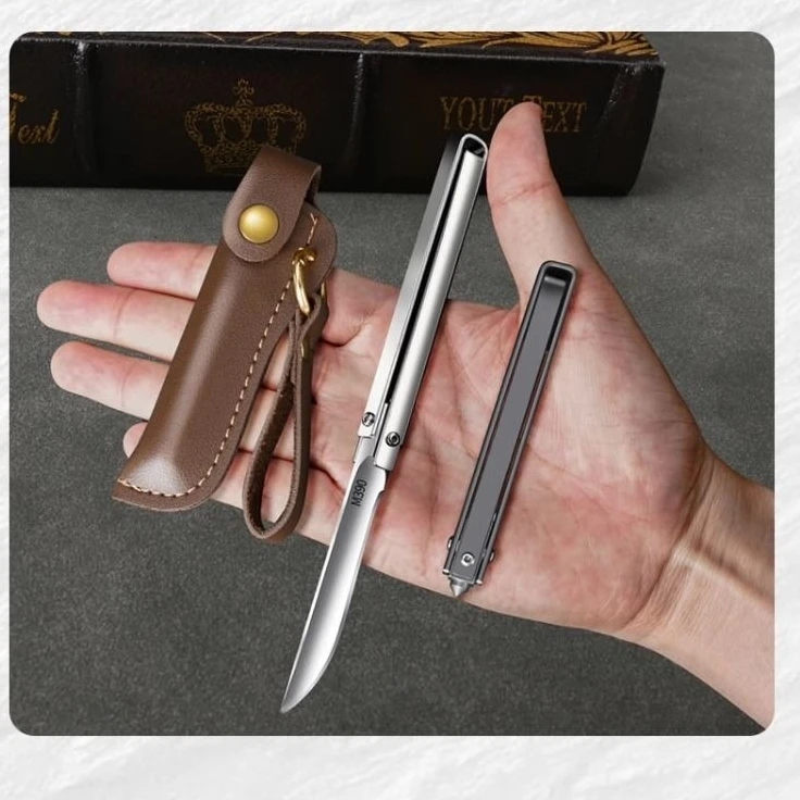 

Mini Folding Pocket Knife Creative Mechanical Flipping Knife Camping Fruit Knives Portable Self Defense Survival EDC Tools