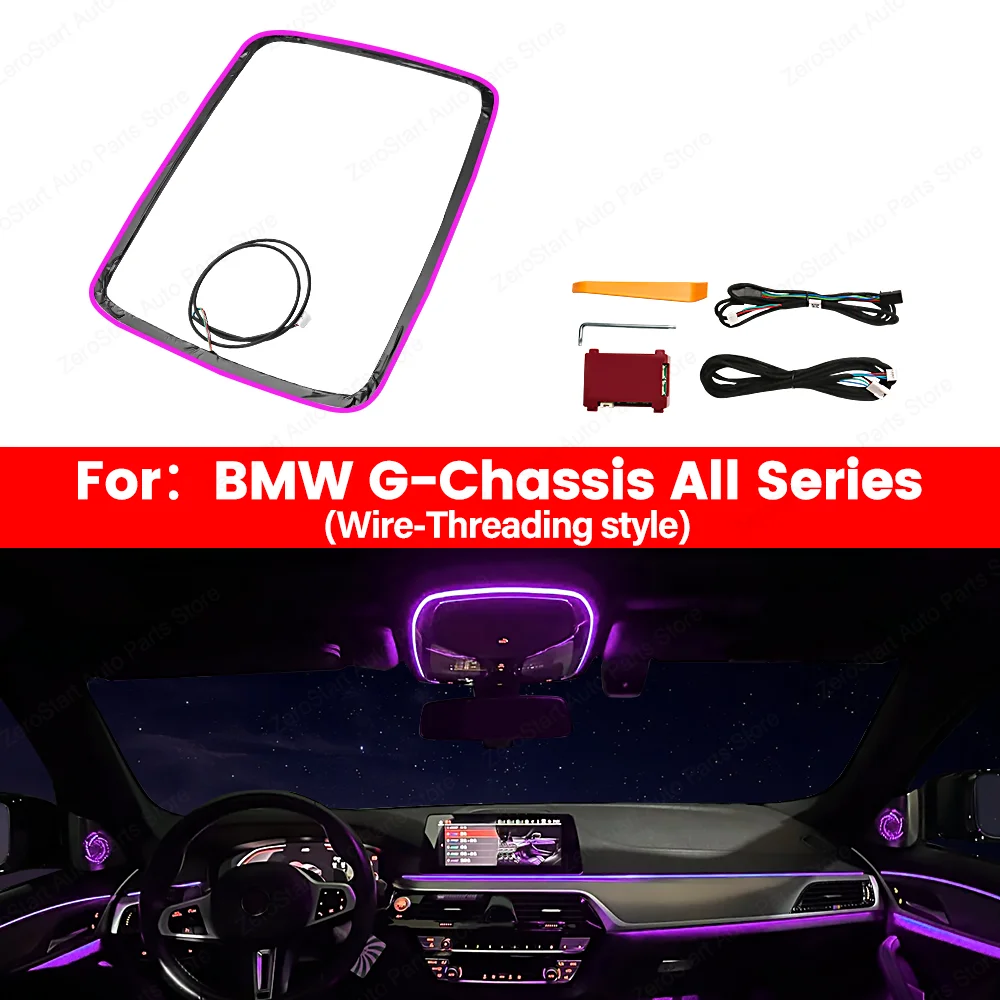 11-Color LED Reading Light Ambient Light For BMW 3/4/5/6/7/X3/X4/X5/X6/X7 Series G20 G22 G01 G05 G30 G60 G45 Car Decorative Lamp
