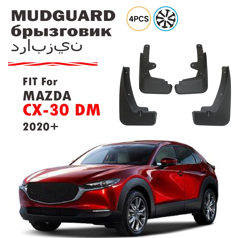 

2020 2023 2024 2025 FOR Mazda CX-30 cx30 MD Mudguard Fender Mud Flap Guards splash Mudlfpas Car Accessories Front Rear 4pcs