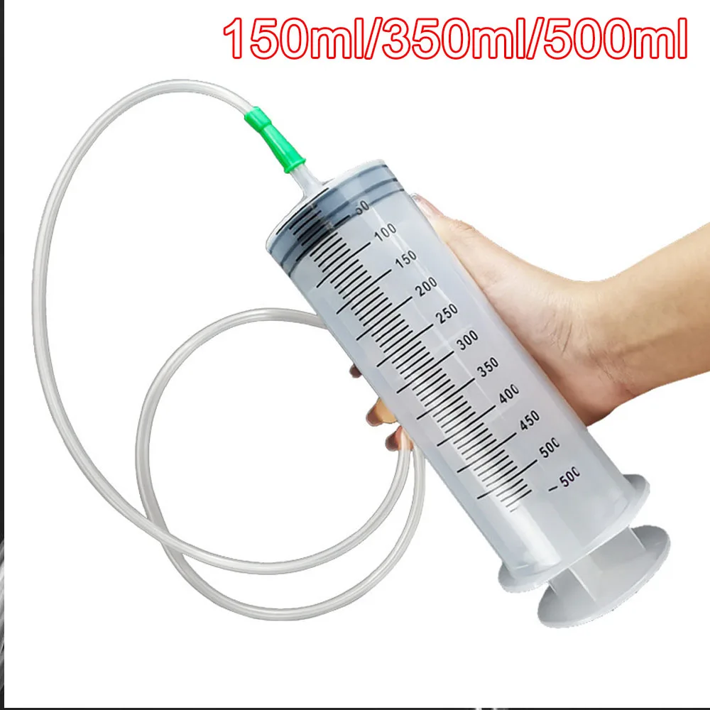 Car Oil Pump Large Capacity Extractor Syringe with Scale for Automobile Truck Oil Exchange Cars Tools Mechanical Workshop