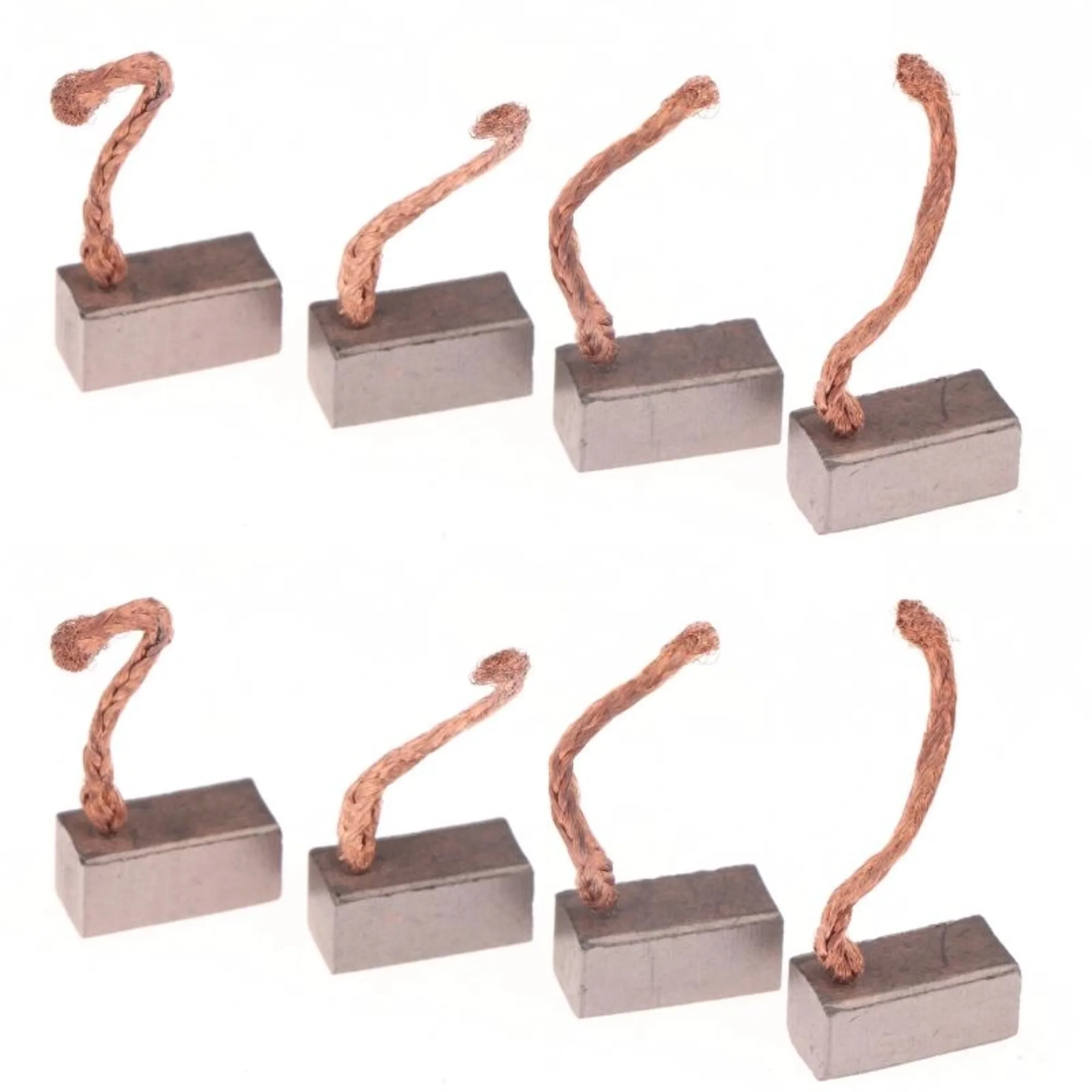 4Pcs/set 6*6*12mm Electric Motor Carbon Brush Power Tool Blower Fan DIY DC Motor Carbon Brush Accessories