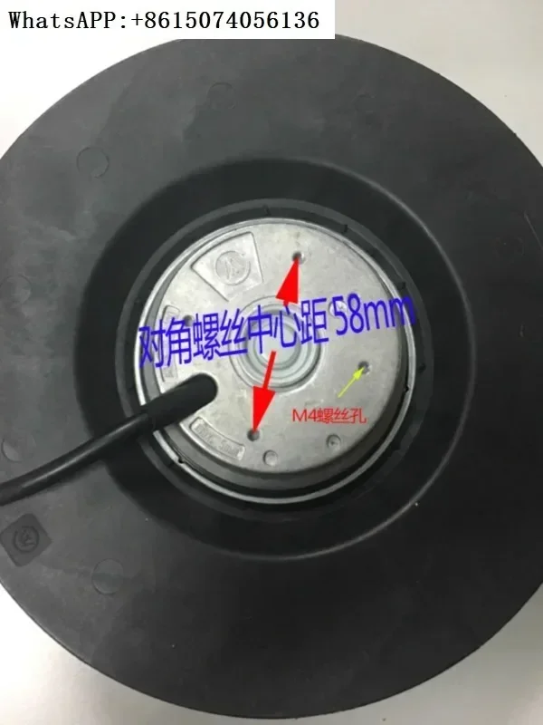 Electrical cabinet air conditioning fan, small external rotor centrifugal fan, 220V capacitor asynchronous motor
