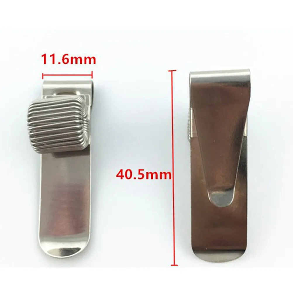 12Pcs High Elasticity Stainless Steel Spring Pen Holder Heavy Duty Metal Pen Clip Easy Carry for Notebook Journal Planner School