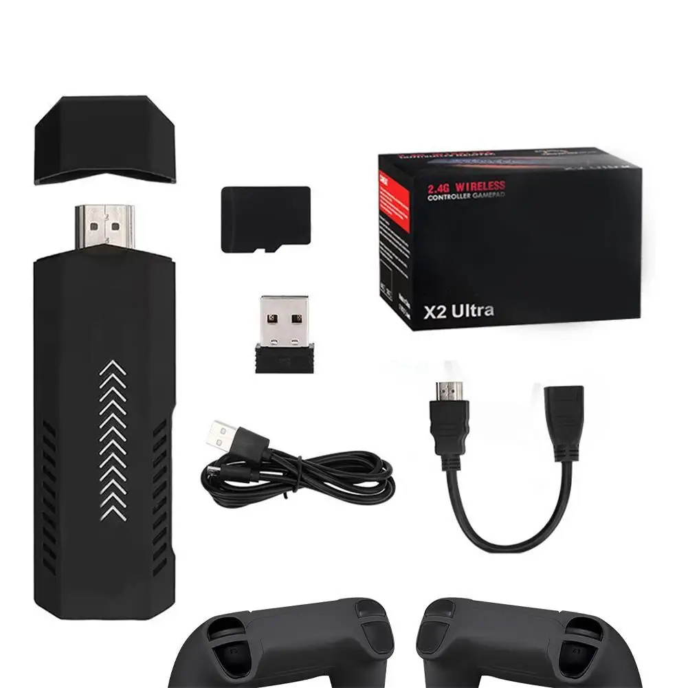

X2 Ultra Video Game Flash Drive Console Gamepad ONLY 2.4G Double Wireless Controller 4K HD30000 Games 64/128/256G Retro Game ﻿