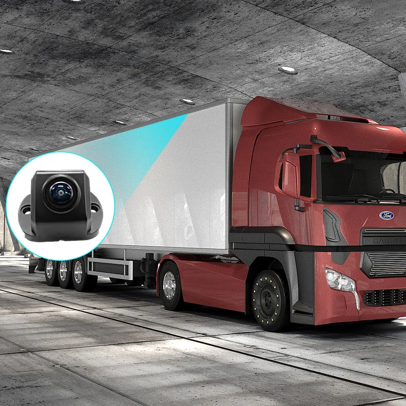 CareDrive achteruitrijcamera Waterdicht nachtzicht Groothoek achteruitrijcamera 4-pins connector RV Camper Truck Trailer
