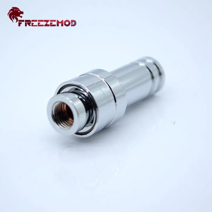 FREEZEMOD PC Water Cooling Copper Quick Disconnect Fitting ZSZT-T1 - Dual-End Shut-off for Rapid Sealing Fitting