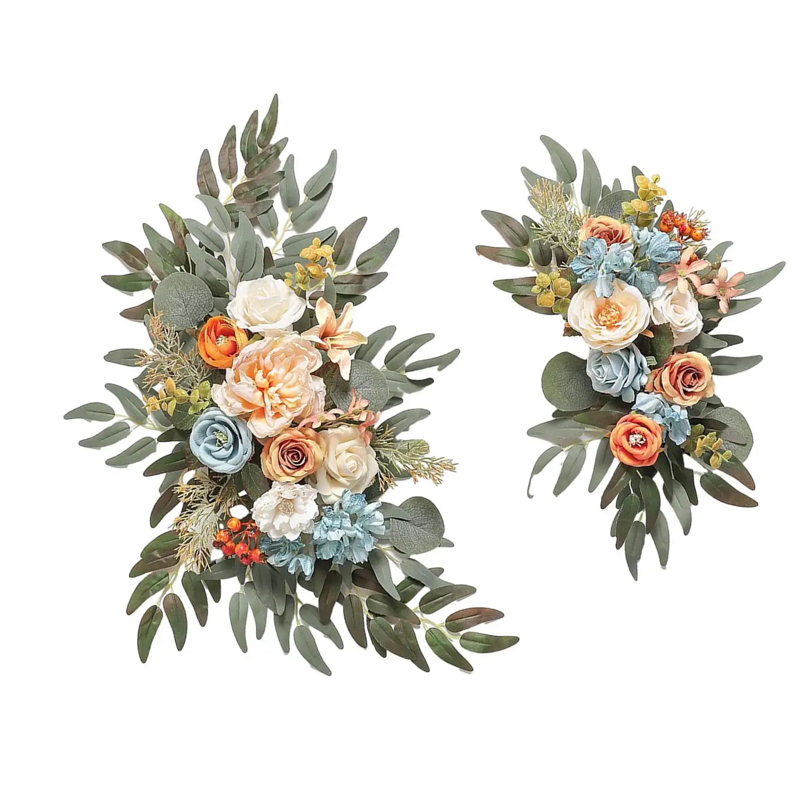 

Silk Flowers Hanging Plants Garlands Wedding Arch Floral Accent For Indoor Outdoor Decor Front Door Hanging Wreath Etc.