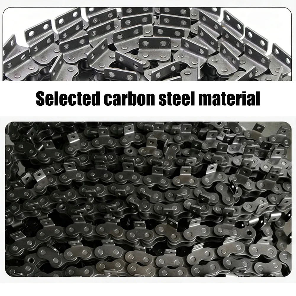 1.524 Meter Single/Double-Side Carbon Steel Offset Transmission Chain 08B 10A 12A 16A Industrial Drive Chain Single/Double Hole