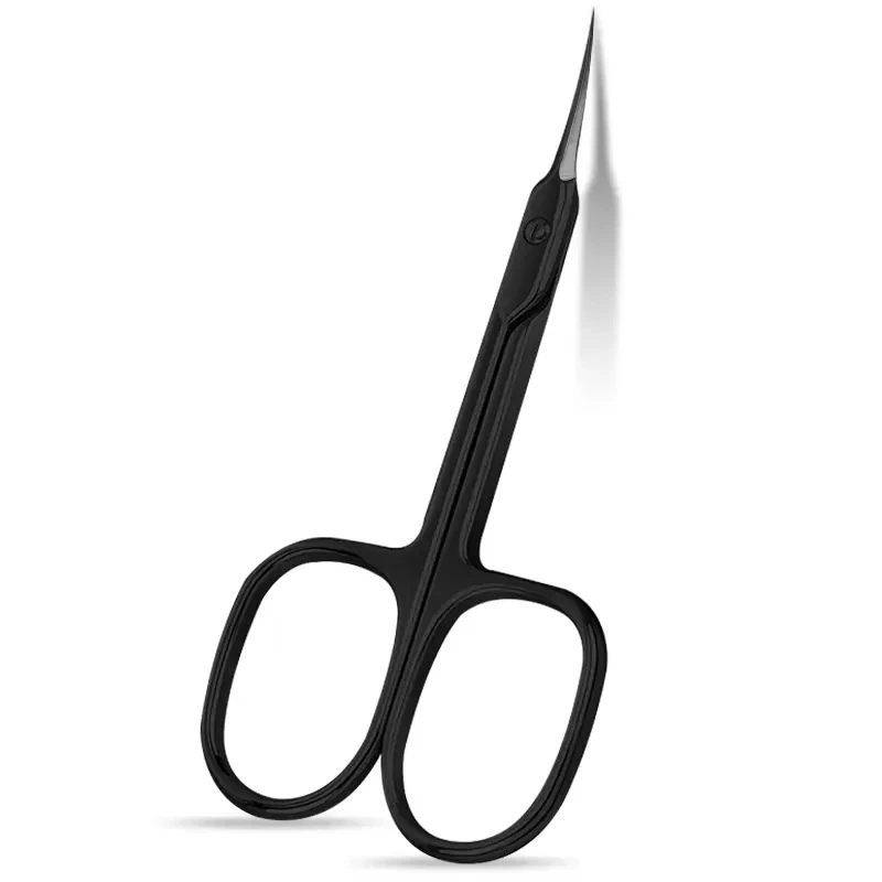 Precision Curved Stainless Steel Scissors | Multi-Purpose | Stainless Steel | Non-Slip Grip, Scent-Free, Sharp Curved Blades | B