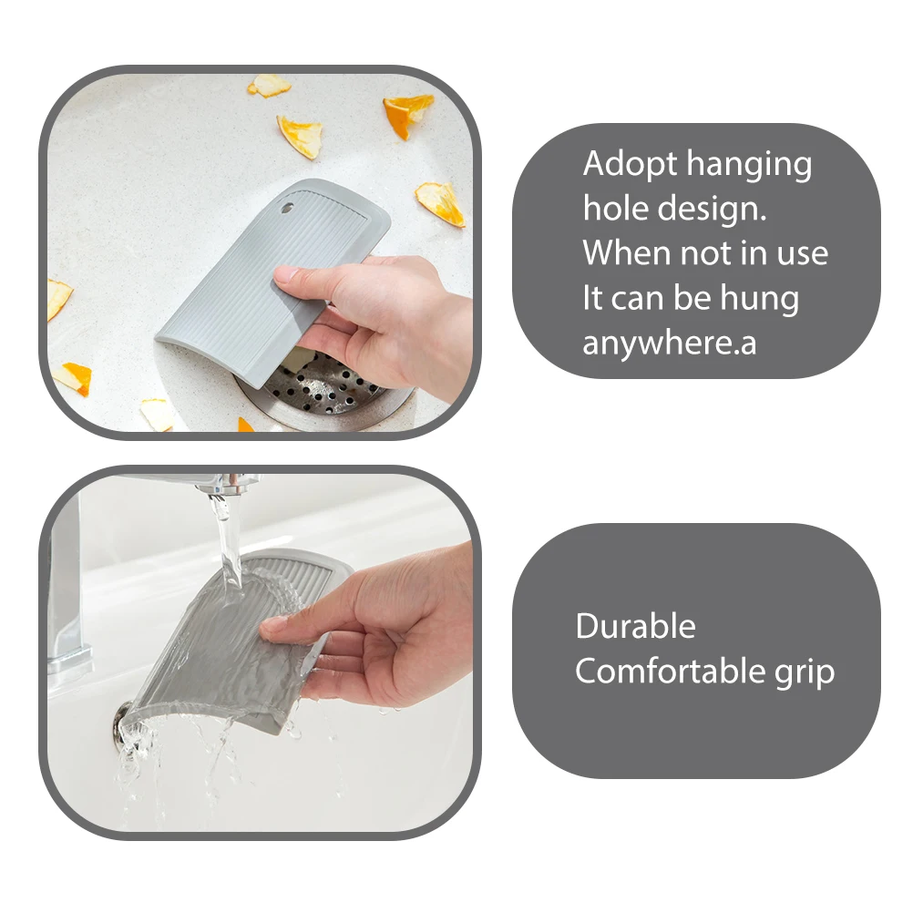 

2 Pcs Wipers Glass Water Cleaning Products Board Light Grey Multipurpose Household Mother
