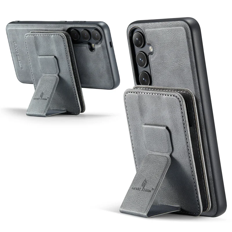 2 in 1Detachable Blocking Wrist strap Card Slot Wallet Case For Samsung Galaxy S24 S25 S22 S23 Ultra FE Plus Magnetic Phone Case - Image 2