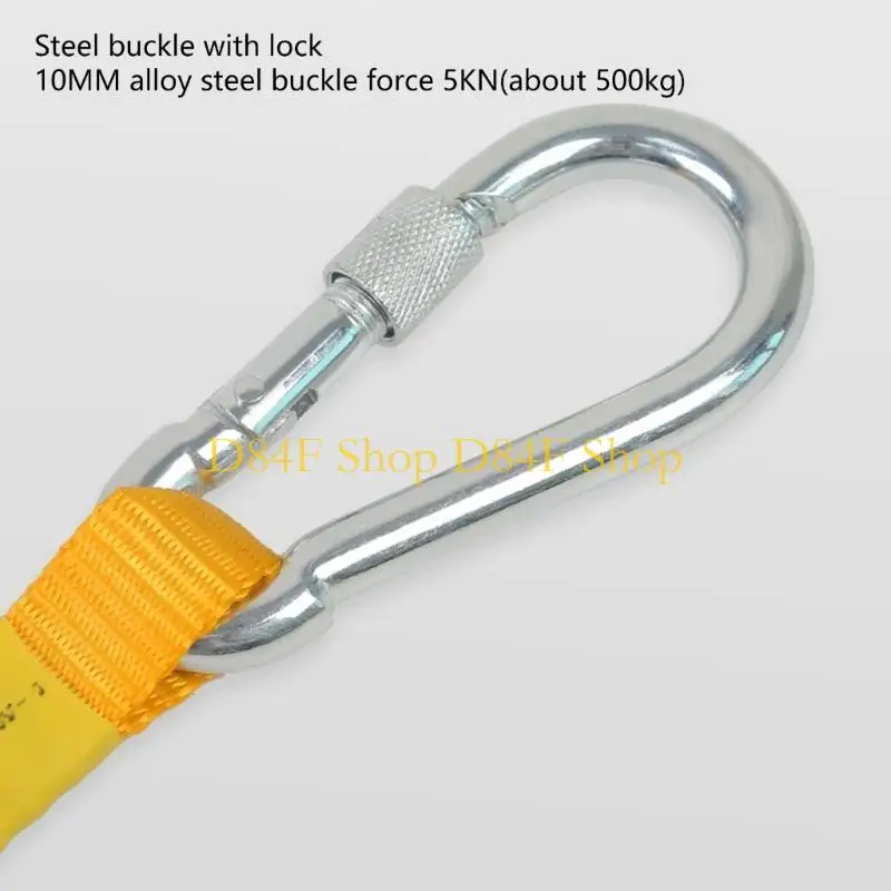 D84F Work Safety Belt High-altitude Harness Outdoor Rock Climbing Training Electrician Constructions Safe Rope Hook