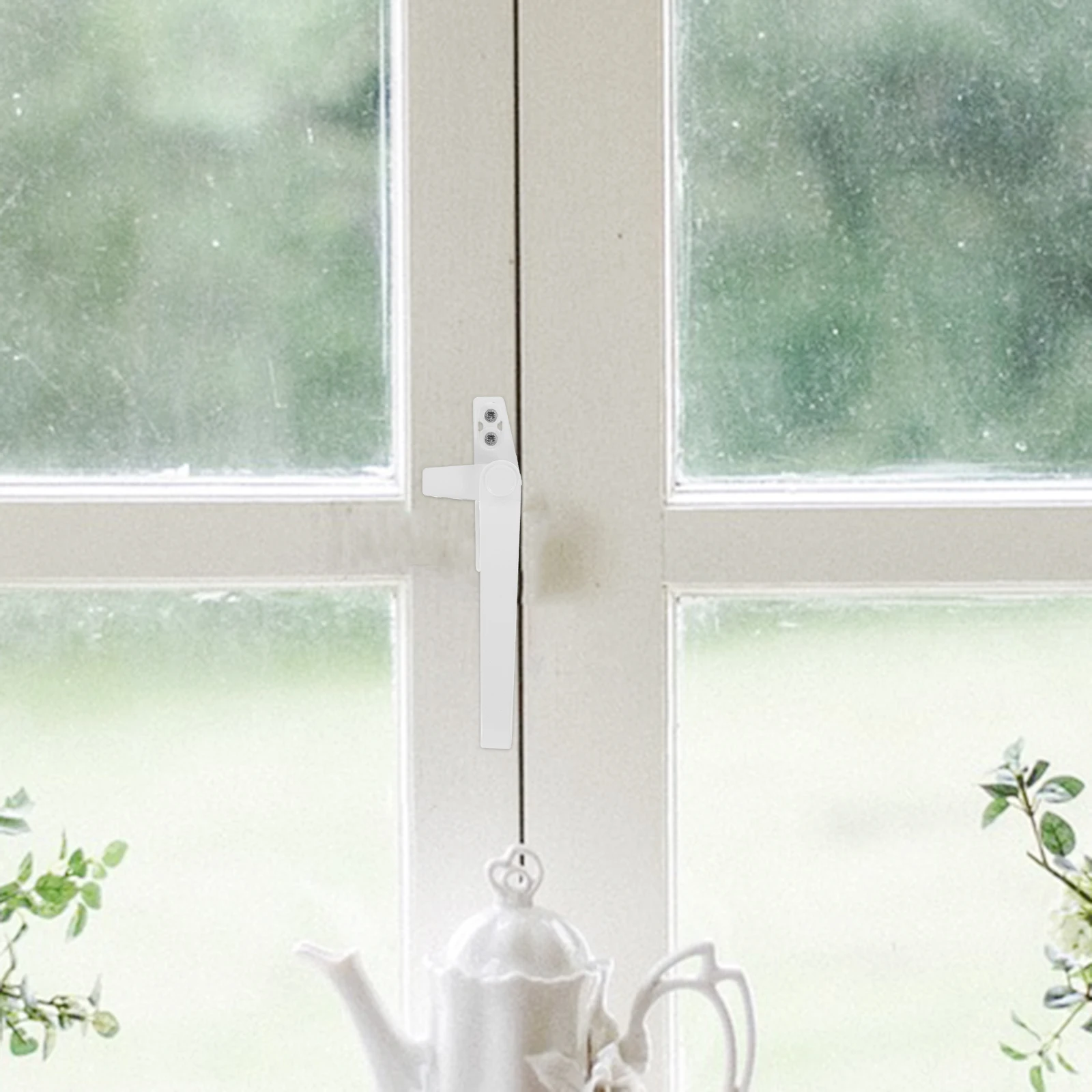 

2Pcs Window Handle Pulls Aluminium Alloy Modern Casement Sash Lifts Double Glazed White Gate Handle Anti Rust Stable
