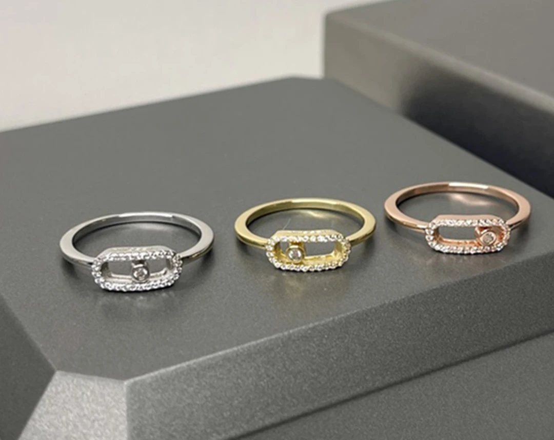 

Изысканные ювелирные изделия Женское обручальное кольцо из стерлингового серебра 925 пробы, аксессуары для обручальных украшений. Праздничные подарки